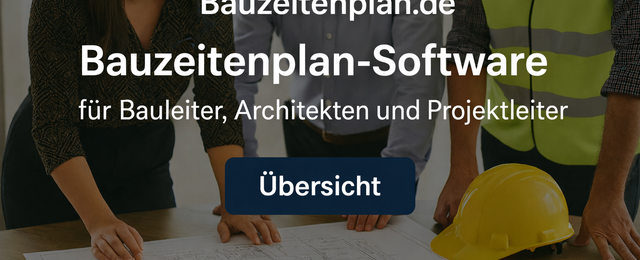Architektin mit Projektleiter und Bauleiter bei der Planbesprechung.